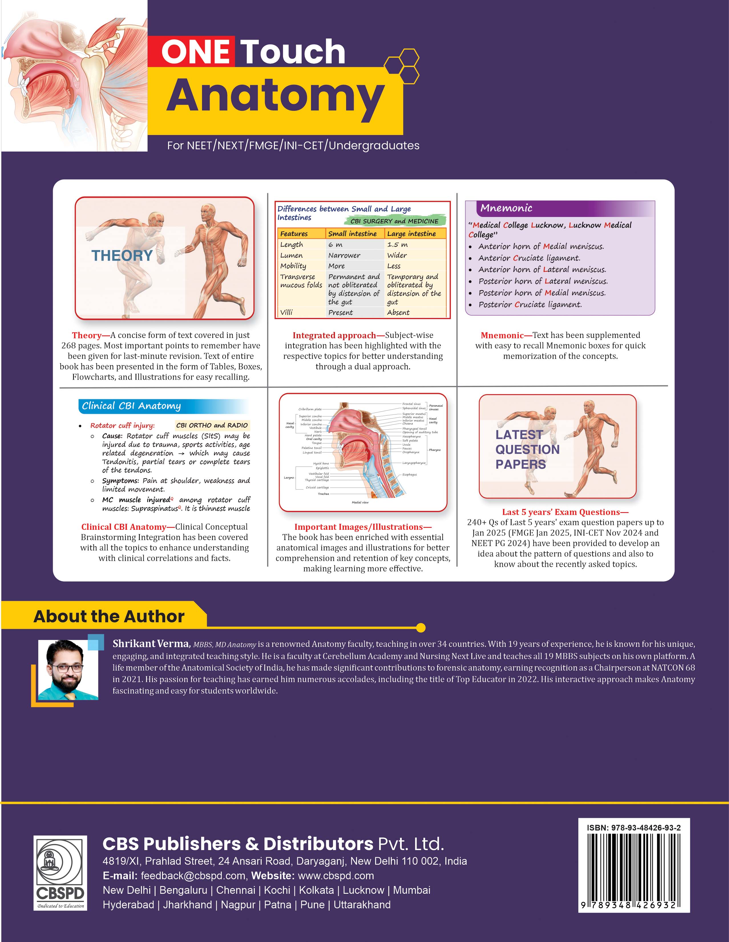 One touch anatomy